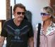 Johnny Hallyday et Laeticia à Los Angeles, le 27 septembre 2012.