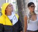 Chris Brown et Rihanna à Beverly Hills, le 26 août 2008.