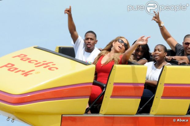 Mariah Carey et Nick Cannon au parc Kuboo à Santa Monica, le samedi 6 octobre 2012.
