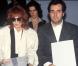 Mylène Farmer et son producteur Thierry Suc à Paris, en 1990.