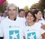Estelle Denis et Raymond Domenech unis pour lutter contre le cancer du sein