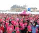 La 10e édition de de la course Odyssea au profit de de la lutte contre le cancer du sein au château de Vincennes a réuni une foule compacte et enthousiaste le 7 Octobre 2012