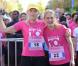 Anna Sherbinina et Marlène Harlois mobilisées pour la 10eme edition de la course Odyssea au profit de de la lutte contre le cancer du sein a Paris le 7 Octobre 2012.07/10/2012 - Paris