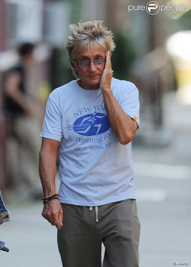 Rod Stewart à New York le 12 septembre 2012