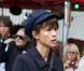 Sophie Marceau lors des funérailles du réalisateur Claude Pinoteau à Montmartre à Paris le 11 octobre 2012