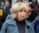 Danièle Thompson lors des funérailles du réalisateur Claude Pinoteau à Montmartre à Paris le 11 octobre 2012