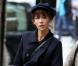 Sophie Marceau lors des funérailles du réalisateur Claude Pinoteau à Montmartre à Paris le 11 octobre 2012