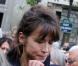 Sophie Marceau lors des funérailles du réalisateur Claude Pinoteau à Paris le 11 octobre 2012