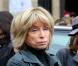 Danièle Thompson lors des funérailles du réalisateur Claude Pinoteau à Paris le 11 octobre 2012