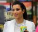 Kim Kardashian dans une station essence à Miami. le 15 octobre 2012.