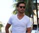 Scott Disick à la descente de sa Rolls-Royce blanche à Miami. Le 15 octobre 2012.