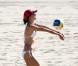 Alessandra Ambrosio travaille sa silhouette à la plage du côté de Los Angeles. Octobre 2012