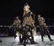 Madonna lors du half time show du Super Bowl XLVI en février 2012