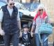 Christina Aguilera, son fils Max et son boyfriend Matthew Rutler à Los Angeles, le 14 octobre 2012.