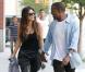 Kim Kardashian et Kanye West en pleine séance shopping dans le quartier de Soho à New York. Le 31 août 2012.