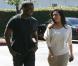 Kanye West et Kim Kardashian à Tarzana (Californie), le 14 juillet 2012.