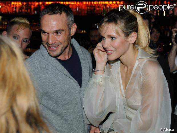 Lorie et Philippe Bas, en novembre 2011 à Paris.