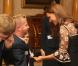 La duchesse Catherine lors d'une réception donnée à Buckingham Palace le 23 octobre 2012 en l'honneur des médaillés olympiques et paralympiques des Jeux olympiques de Londres
