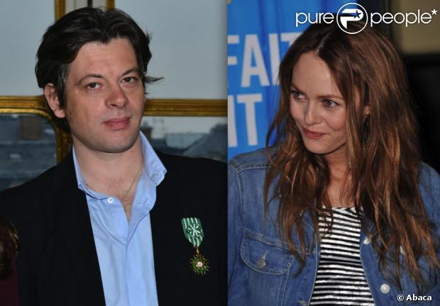 Benjamin Biolay à Paris le 10 octobre 2012 et Vanessa Paradis, également à Paris, le 10 juillet 2012.