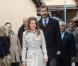 Letizia et Felipe d'Espagne visitent le village de Bueno aux Asturies, nommé village exemplaire, le 27 octobre 2012