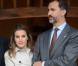 Letizia et Felipe d'Espagne visitent le village de Bueno aux Asturies, nommé village exemplaire, le 27 octobre 2012
