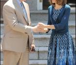 Le prince Albert de II de Monaco et la princesse Letizia