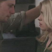 Cécile Cassel et Charles Derenne dans le clip <em>Paris</em> de Scratch Massive, réalisé par Zoe Cassavetes, octobre 2012.