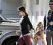 Jennifer Garner et Ben Affleck ont emmené leurs filles Seraphina et Violet à un atelier de confection de pâtisseries à West Hollywood, le 28 octobre 2012.
