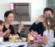 Jennifer Garner et Ben Affleck ont emmené leurs filles Seraphina et Violet à un atelier de confection de pâtisseries à West Hollywood, le 28 octobre 2012.