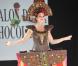 Joséphine Drai lors du défilé qui lance le Salon du chocolat à la Porte de Versailles le 30 octobre 2012 à Paris