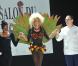 Alexandra Rosenfeld lors du défilé qui lance le Salon du chocolat à la Porte de Versailles le 30 octobre 2012 à Paris