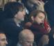 Antoine Arnault et Natalia Vodianova très amoureux lors du match de coupe de la Ligue entre le PSG et l'OM (2-0) au Parc des Princes le 31 octobre 2012