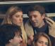 Francois Baroin et sa fille Constance lors du match de Coupe de la Ligue au Parc des Princes à Paris entre le PSG et l'OM