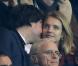 Antoine Arnault et Natalia Vodianova très amoureux lors du match de coupe de la Ligue entre le PSG et l'OM (2-0) au Parc des Princes le 31 octobre 2012