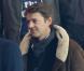 Francois Baroin et sa fille Constance lors du match de Coupe de la Ligue au Parc des Princes à Paris entre le PSG et l'OM