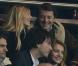 Francois Baroin et sa fille Constance, Natalia Vodianova et Antoine Arnault lors du match de Coupe de la Ligue entre le PSG et l'OM (2-0) le 31 octobre 2012 à Paris au Parc des Princes