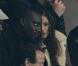 Malika Ménard et Ladji Doucouré lors du match de Coupe de la Ligue entre le PSG et l'OM (2-0) le 31 octobre 2012 à Paris au Parc des Princes