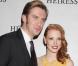 Dan Stevens et Jessica Chastain, les deux rôles principaux de la pièce  The Heiress  à New York, le 1er novembre 2012.
