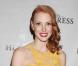 Jessica Chastain a osé le jaune et la transparence à la soirée de lancement de la pièce  The Heiress  à New York, le 1er novembre 2012.