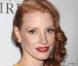 Jessica Chastain parfaitement maquillée à la soirée de lancement de la pièce  The Heiress  à New York, le 1er novembre 2012.