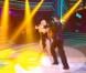 Estelle Lefébure exécutant une Samba avec Maxime, sur le plateau de "Danse avec les stars 3".