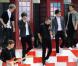 Niall Horan, Zayn Malik, Liam Payne, Harry Styles, Louis Tomlinson - Le groupe One Direction sur le plateau du Today Show à New York le 13 novembre 2012.