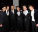 Les One Direction reçus par la reine Elizabeth II à Londres le 19 novembre 2012.