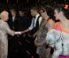 Les One Direction reçus par la reine Elizabeth II à Londres le 19 novembre 2012.