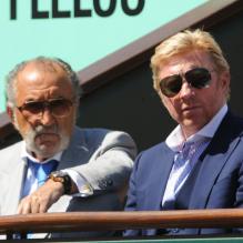Boris Becker à Paris, le 8 juin 2012.
