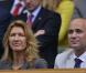 Steffi Graf et Andre Agassi à Wimbledon le 4 juillet 2012.