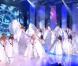 Premier défilé des 33 prétendantes au titre de Miss Fance 2013 lors de l'élection de Miss France 2013 le samedi 8 décembre 2012 sur TF1 en direct de Limoges