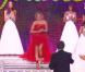 Sylvie Tellier, directrice générale de la société Miss France, fait son entrée lors de l'élection de Miss France 2013 le samedi 8 décembre 2012 sur TF1 en direct de Limoges
