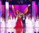 Sylvie Tellier, directrice générale de la société Miss France, fait son entrée lors de l'élection de Miss France 2013 le samedi 8 décembre 2012 sur TF1 en direct de Limoges