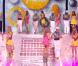 Tableau en hommage aux Demoiselles de Rochefort lors de l'élection de Miss France 2013 le samedi 8 décembre 2012 sur TF1 en direct de Limoges